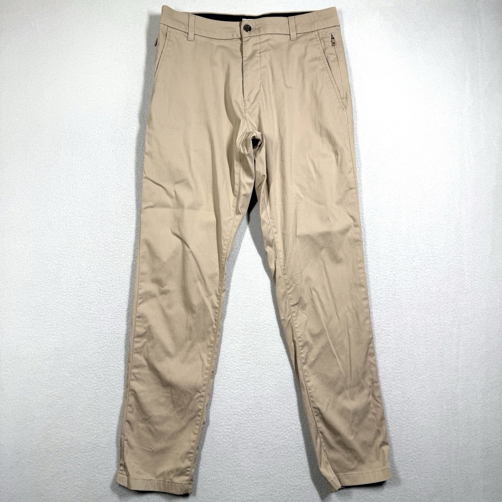 Birddogs Pants Men 30x30 Unlined Performance Chino Beige Bird Dogs Boomstick